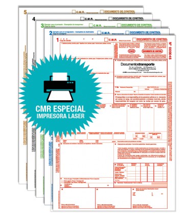 Impresos CMR Personalizado para impresora Laser