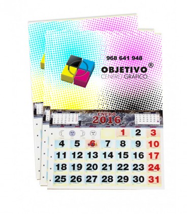 Calendarios de pared personalizados