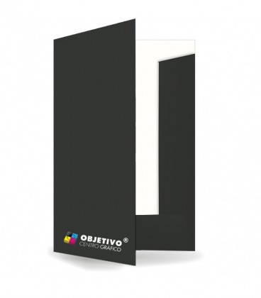 Carpeta troquelada con bolsillos